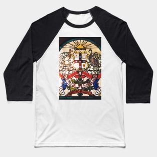 Coat of Arms in Glass Baseball T-Shirt